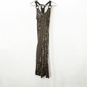 Leopard Print Maxi Dress